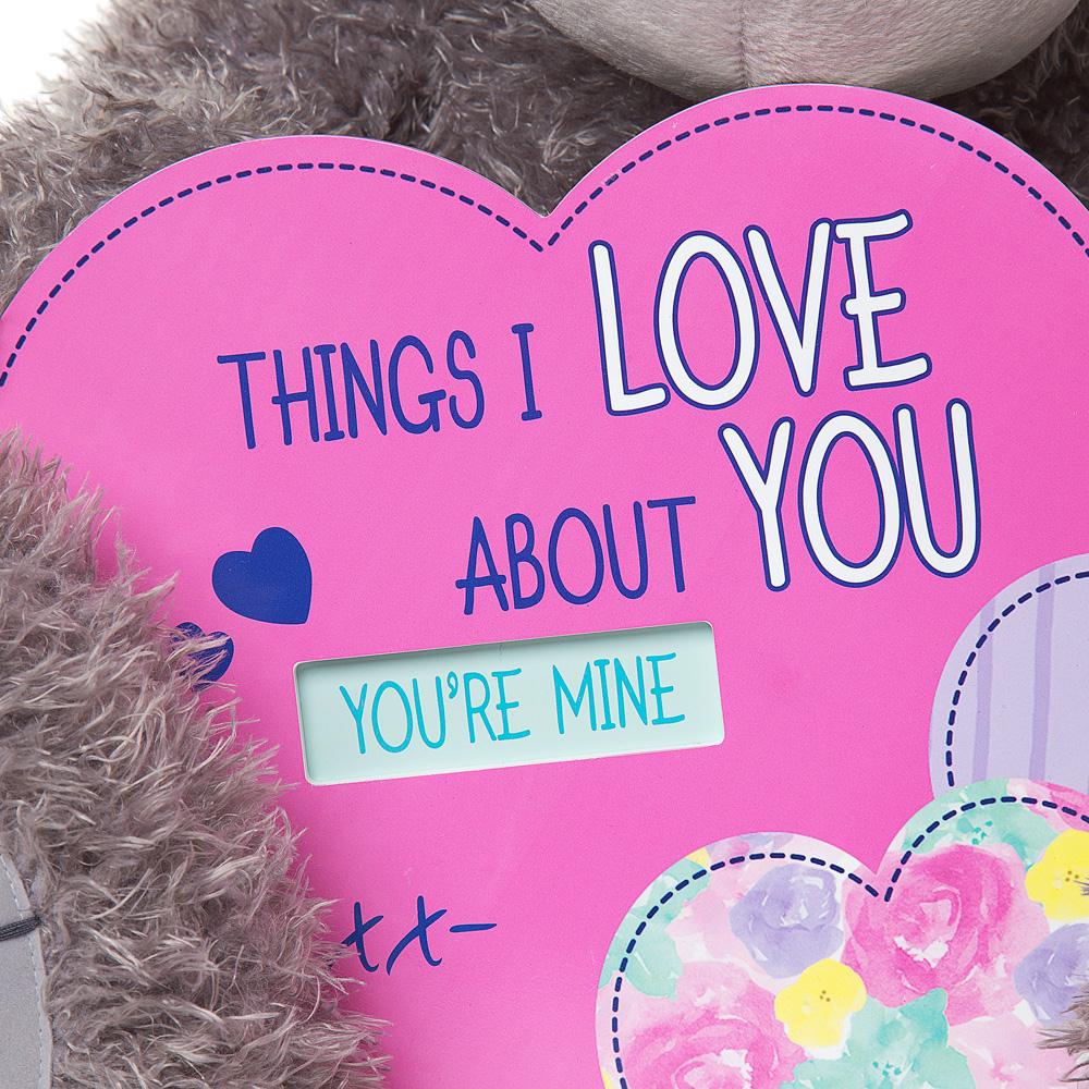 28" Things I Love About You Spinner Me to You Bear Extra Image 3